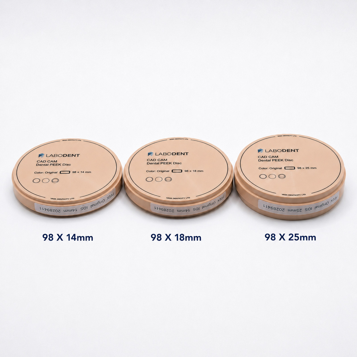 Labodent PEEK Disc for CAD/CAM – Natural Shade