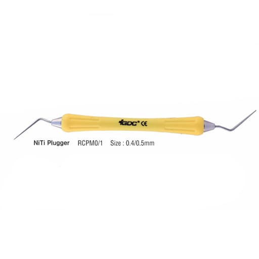 GDC NiTi Hand Plugger Yellow Double End Size 0.4mm/0.5mm - RCPM0/1