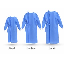 Oro Tie-Back Protective Gowns (Pack of 10 pcs)