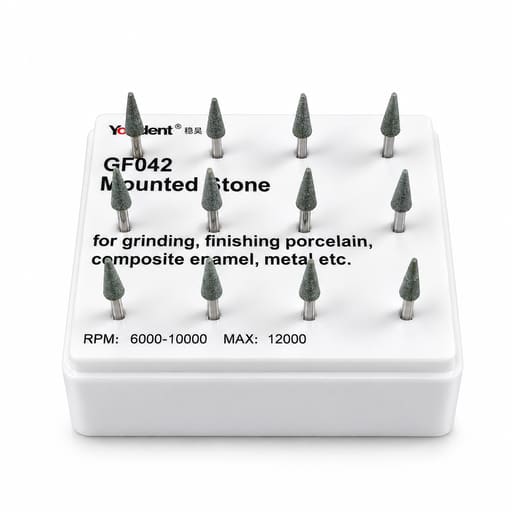 Youdent Composite Contouring & Shaping Kit FG - GF042 | Green Cone Shaped (Pack of 12)