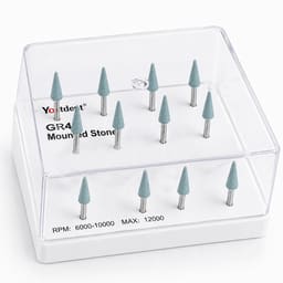 Youdent Composite Contouring & Shaping Kit RA - GR042 | Green Cone Shaped (Pack of 12) - 6