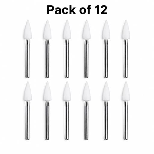Youdent Composite Interproximal & Groove Finishing Kit FG - WF033 | White Flame Shaped (Pack of 12)
