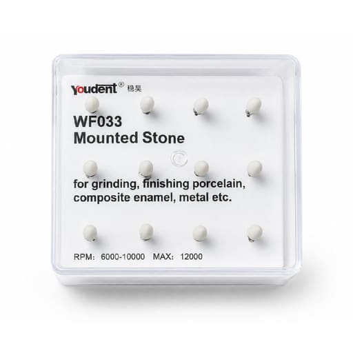 Youdent Composite Interproximal & Groove Finishing Kit FG - WF033 | White Flame Shaped (Pack of 12)