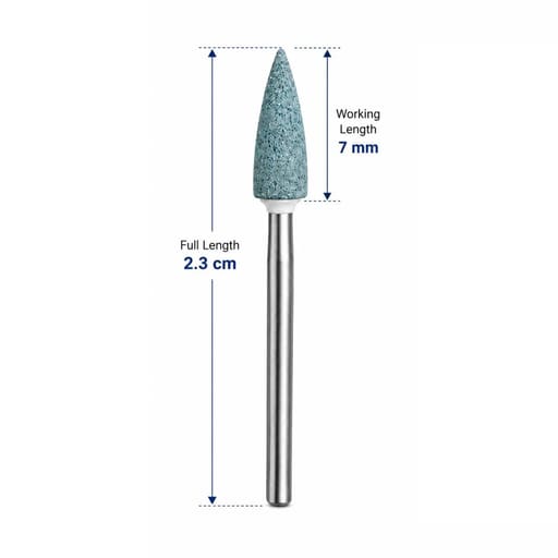 Youdent Composite Interproximal & Margin Refinement Kit FG - GF032 | Green Flame Shaped (Pack of 12)