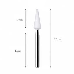 Youdent Composite Surface Finishing & Smoothing Kit FG - WF043 | White Cone Shaped (Pack of 12) - 3