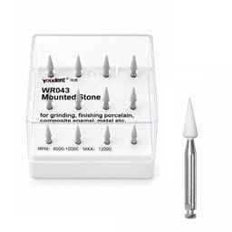 Youdent Composite Surface Finishing & Smoothing Kit RA - WR043 | White Cone Shaped (Pack of 12) - 2