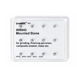 Youdent Composite Surface Finishing & Smoothing Kit RA - WR043 | White Cone Shaped (Pack of 12) - 7