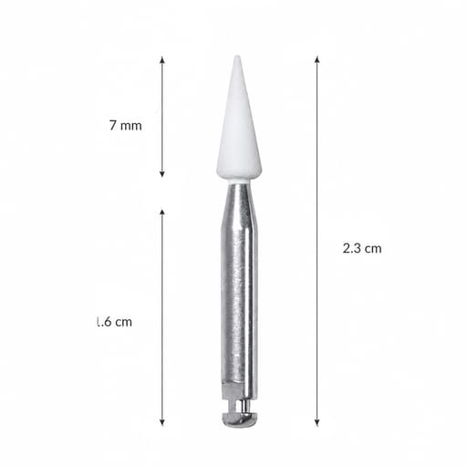 Youdent Composite Surface Finishing & Smoothing Kit RA - WR043 | White Cone Shaped (Pack of 12)