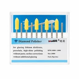 Youdent Diamond Polishers Kit For Pre - Polishing Yellow HP (TRDH086)