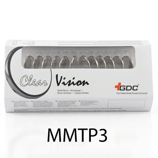 GDC Mouth Mirror Tops Plain Pack Of 12 Pcs - 3 (Mmtp3)