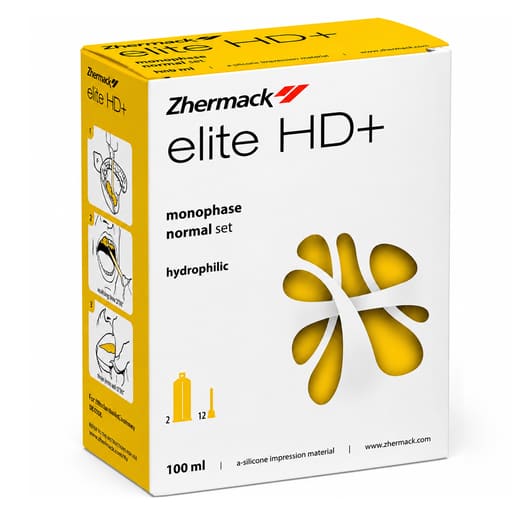 Zhermack Elite HD+ Monophase Hydrophilic Silicone Impression Material (C202020)