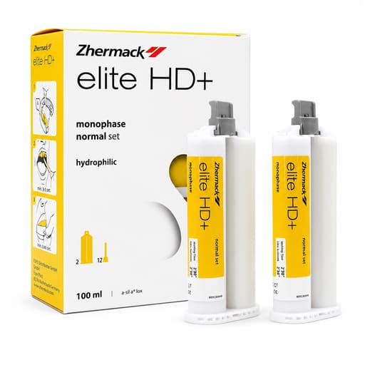 Zhermack Elite HD+ Monophase Hydrophilic Silicone Impression Material (C202020)