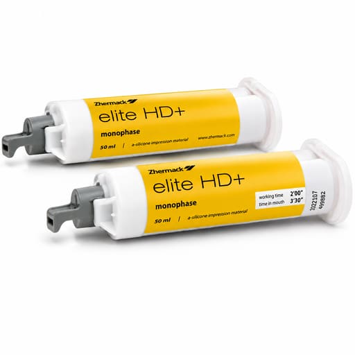 Zhermack Elite HD+ Monophase Hydrophilic Silicone Impression Material (C202020)