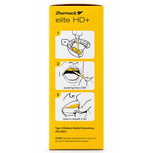 Zhermack Elite HD+ Monophase Hydrophilic Silicone Impression Material (C202020)