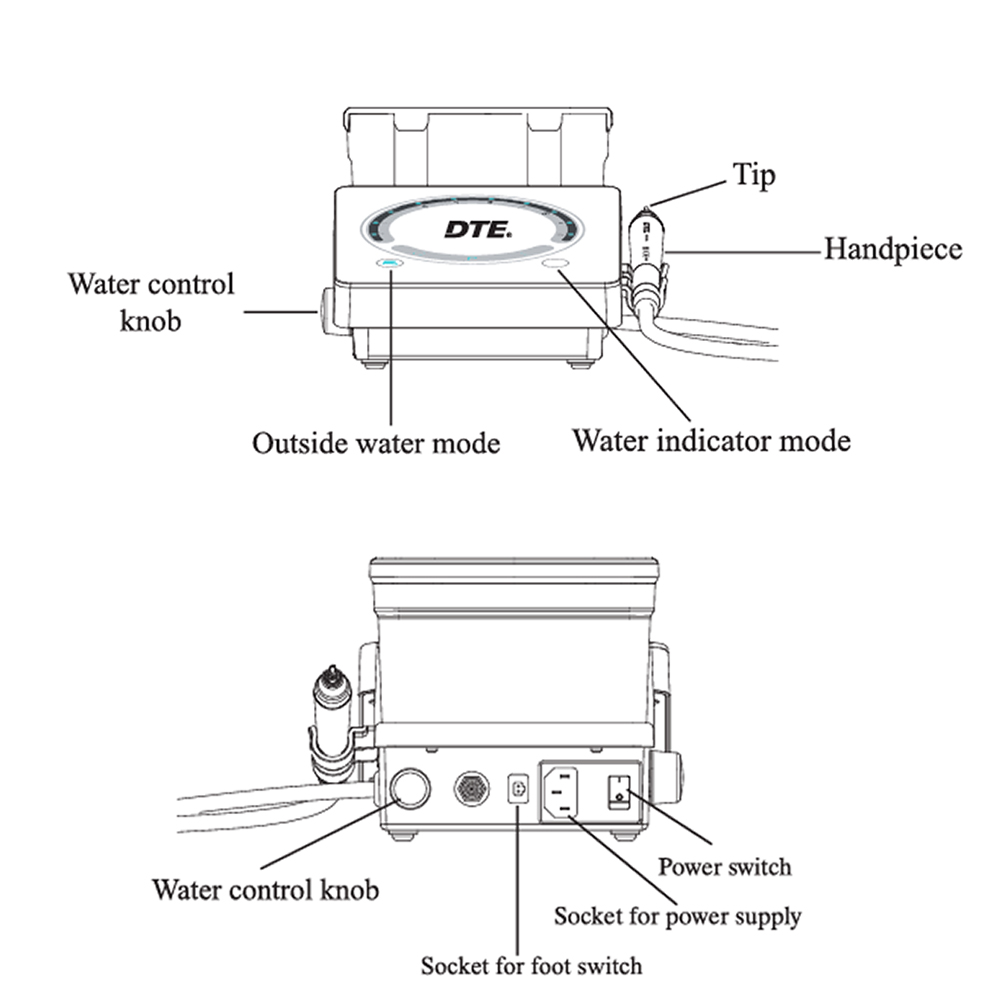 Woodpecker D600 LED Ultrasonic Scaler