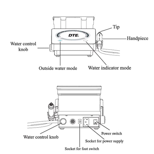 Woodpecker D600 LED Ultrasonic Scaler