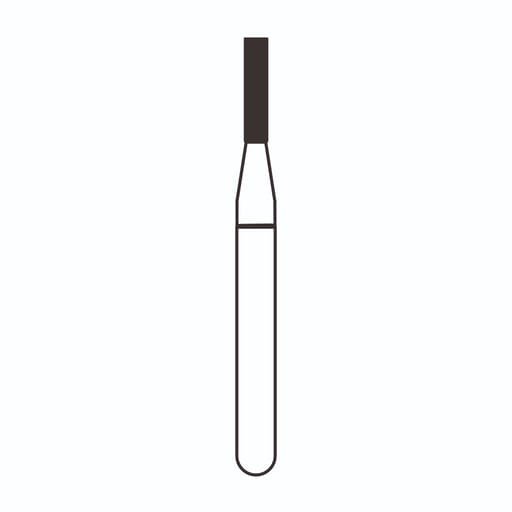 Frank Dental Cylinder Flat End FG Diamond Bur - Pack of 5