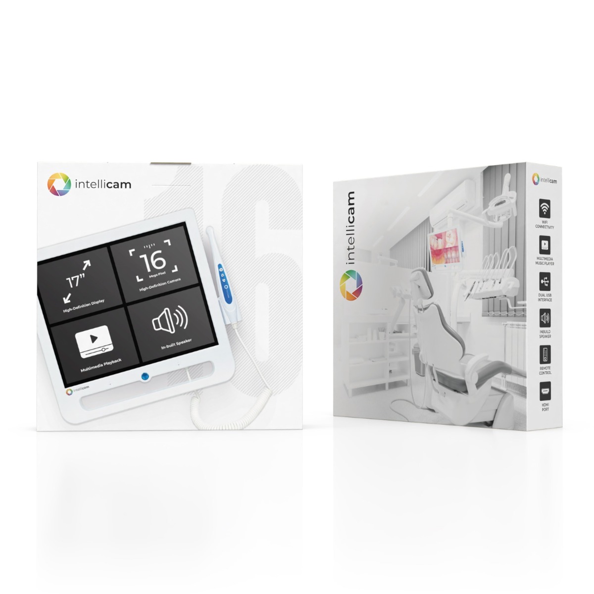 Intellicam 16MP Intraoral Camera with 17" Screen