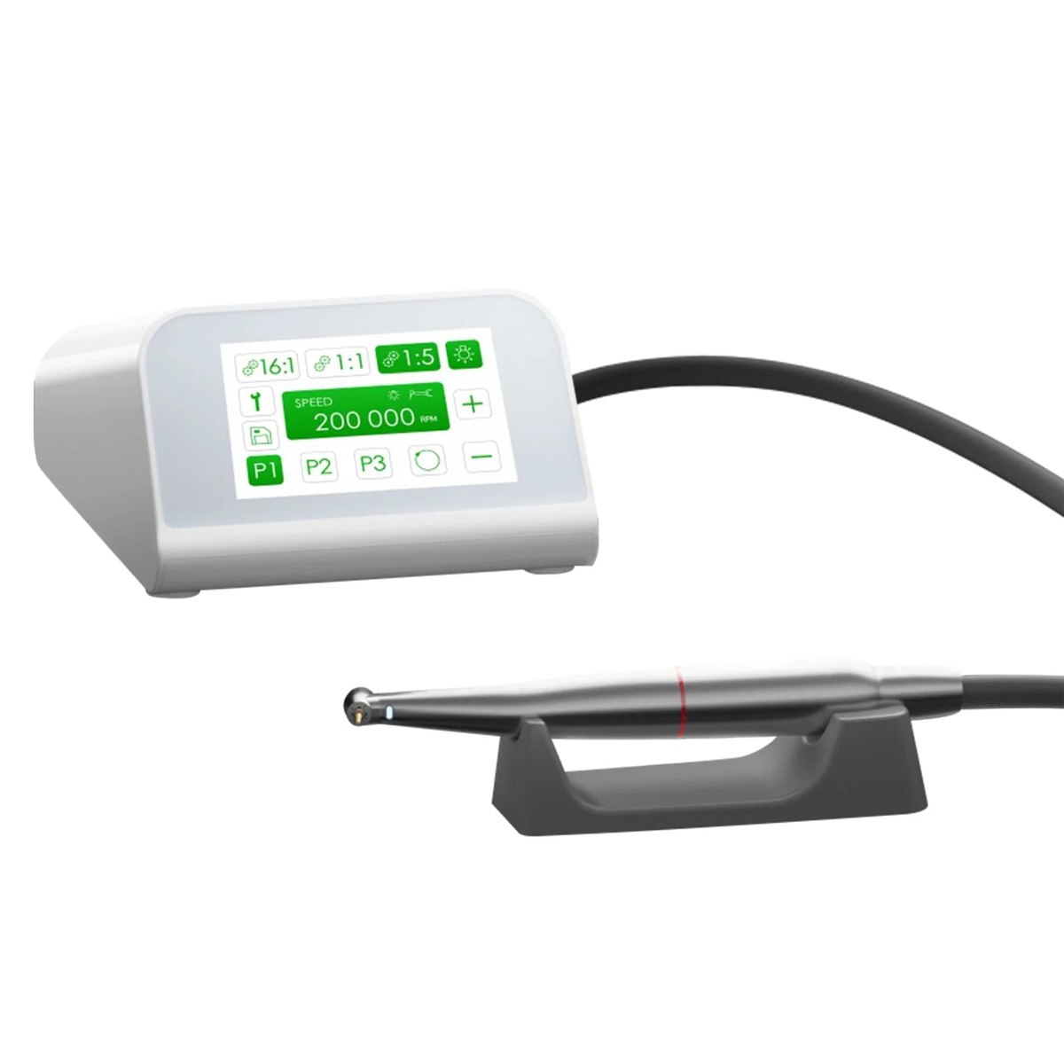 Woodpecker MT2 Dental Brushless Electric Motor With 1:5 LED Contra Angle Handpiece