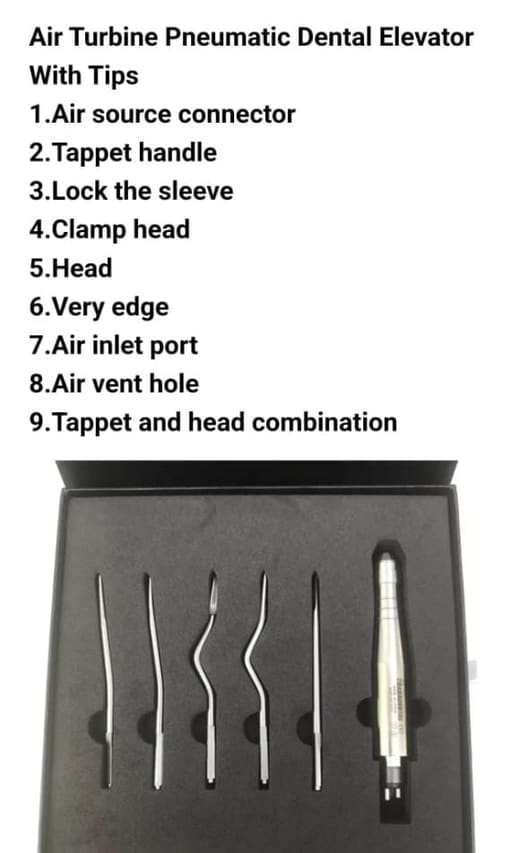 Julldent Sonic Pneumatic Elevator Kit # 204