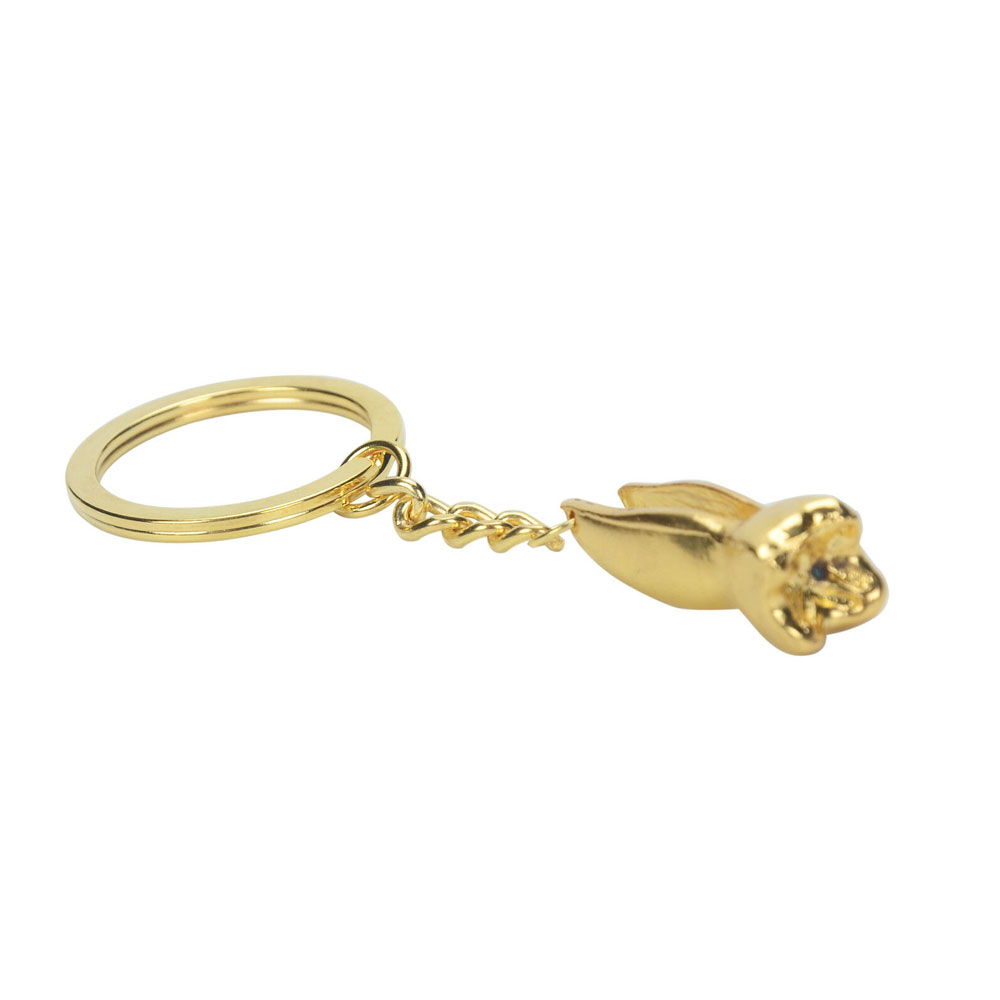 Dental Golden Tooth Key Chain