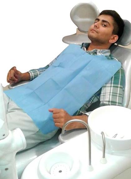 Capri Disposable Patient Bibs Neck Notch 