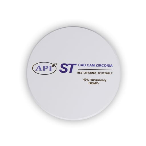 API Zirconia Dental Ceramics Blank - ST (A3 Series) 