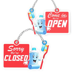 Unique Dents Close and Open Dental Hanger DH003