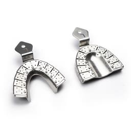 DentalPlant Stainless Steel Implant Impression Trays - 10
