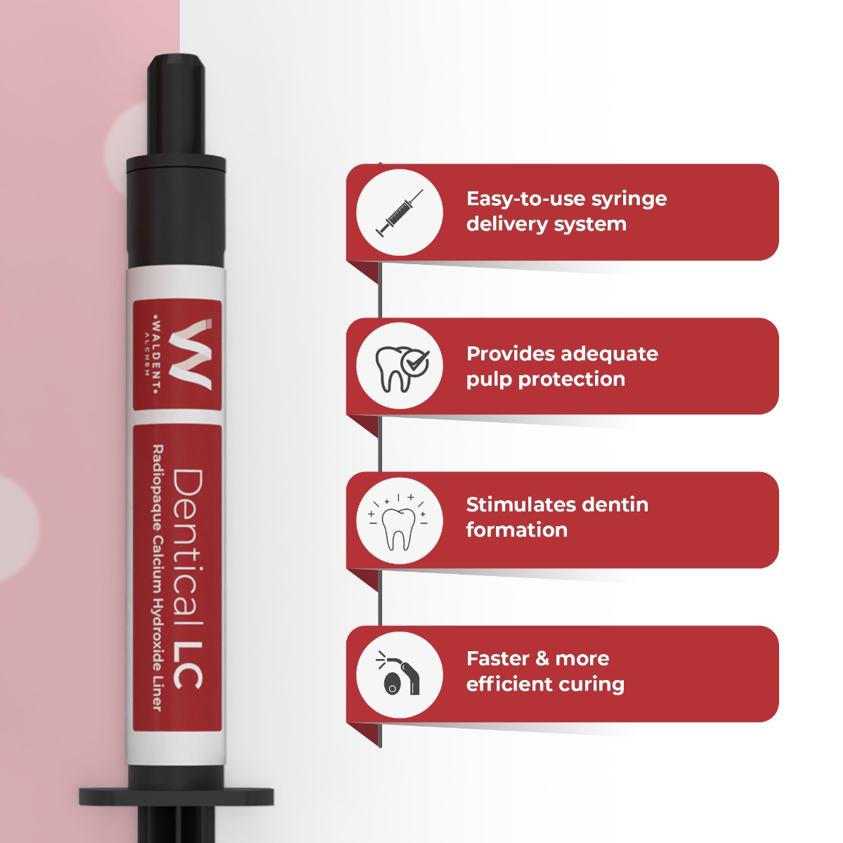 Waldent Dentical LC Calcium Hydroxide Liner