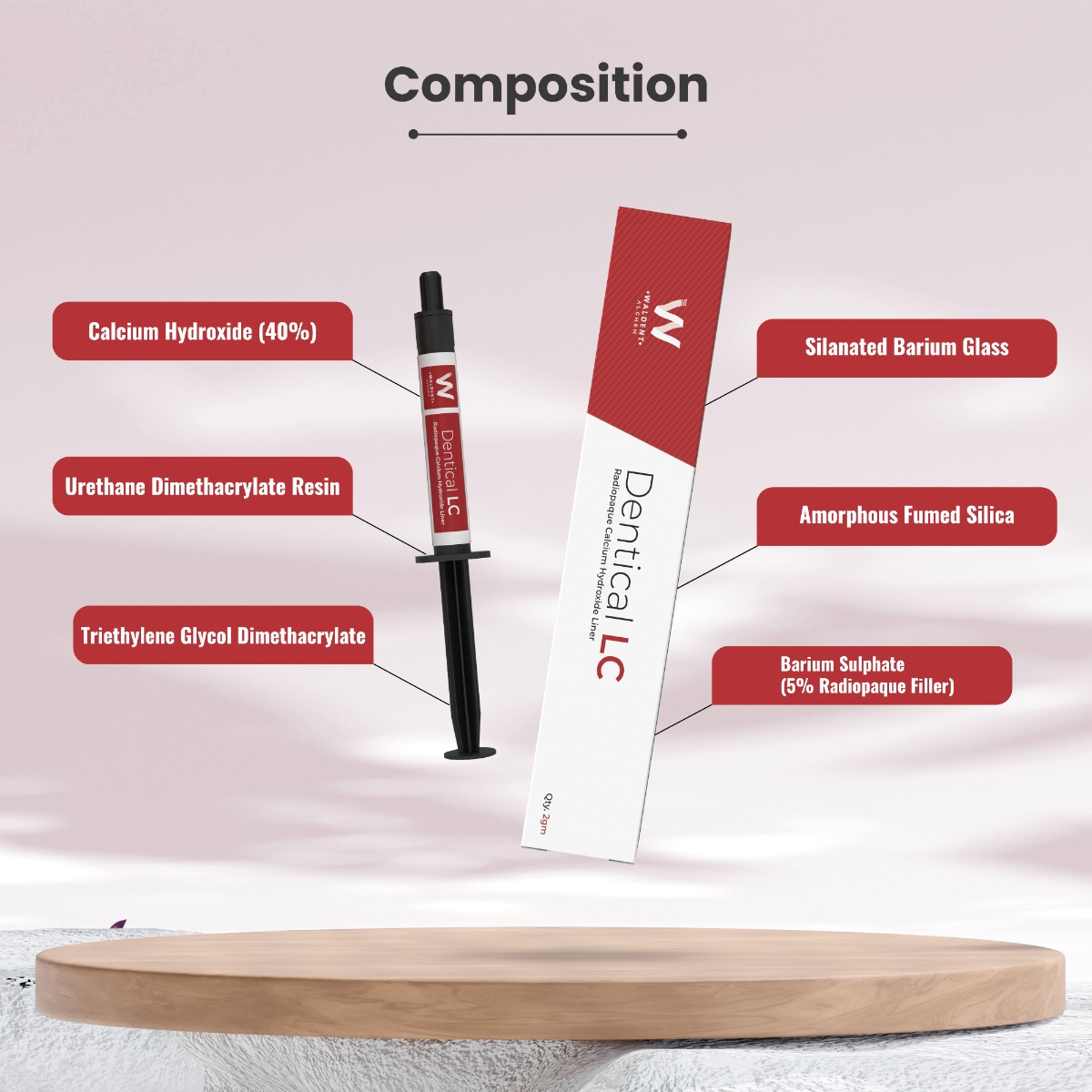 Waldent Dentical LC Calcium Hydroxide Liner