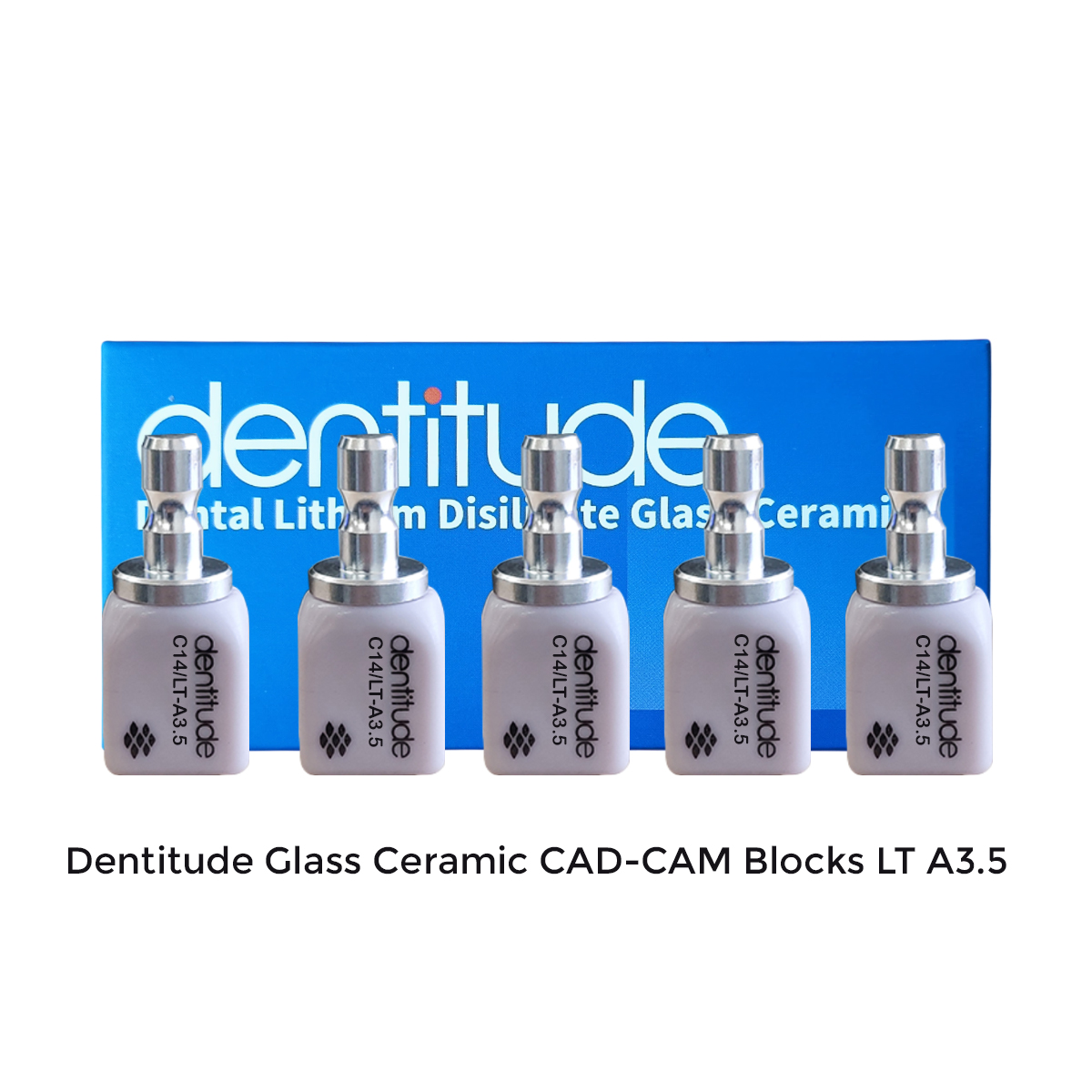 Dentitude Glass Ceramic CAD-CAM Blocks ( Pack of 5 )