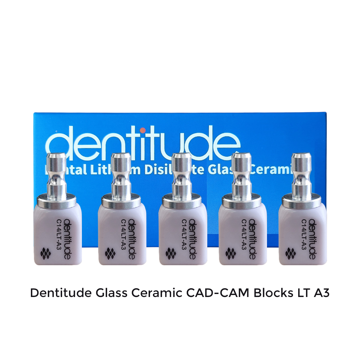 Dentitude Glass Ceramic CAD-CAM Blocks ( Pack of 5 )