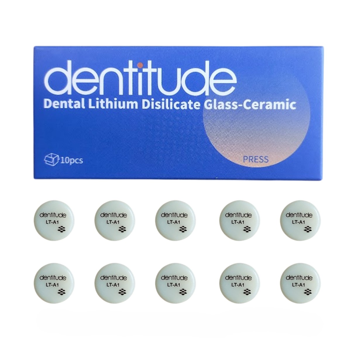 Dentitude Glass Ceramic Press Ingots LT A1