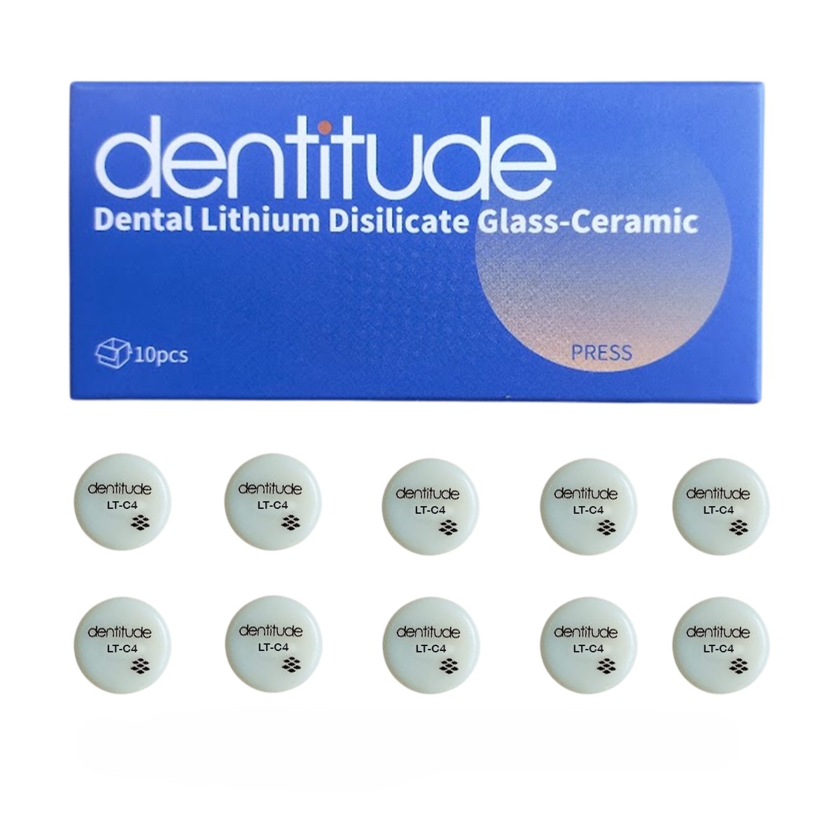Dentitude Glass Ceramic Press Ingots LT C4