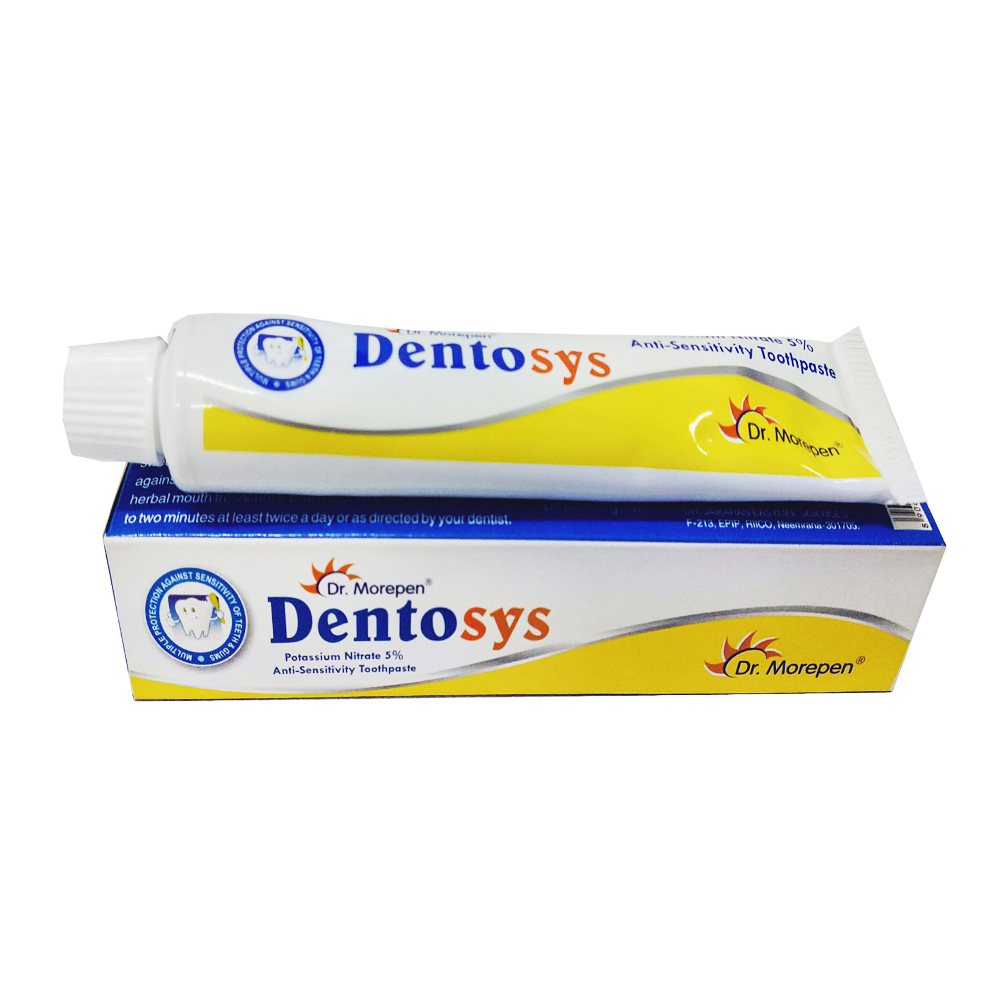 Dr. Morepen Dentosys Toothpaste 100gm (Pack of 10)