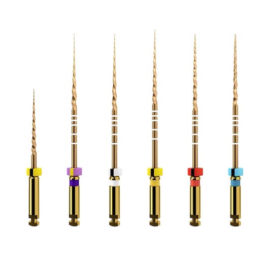 Dentsply Protaper Gold Rotary Files Assorted (Pack of 6)