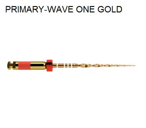 Dentsply Wave One Gold Rotary Files 25mm Primary