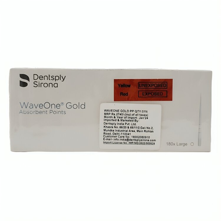 Dentsply WaveOne Gold Paper Points 