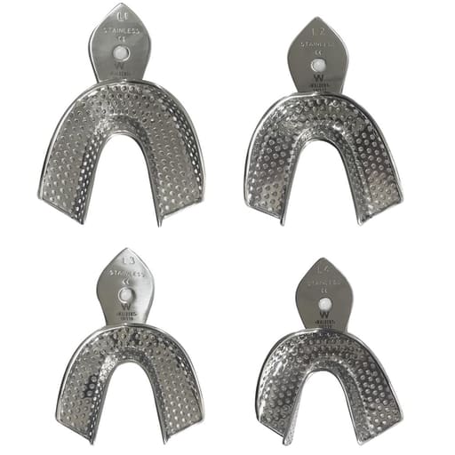 Waldent Dentulous Perforated Rim Lock Impression Trays K18/3