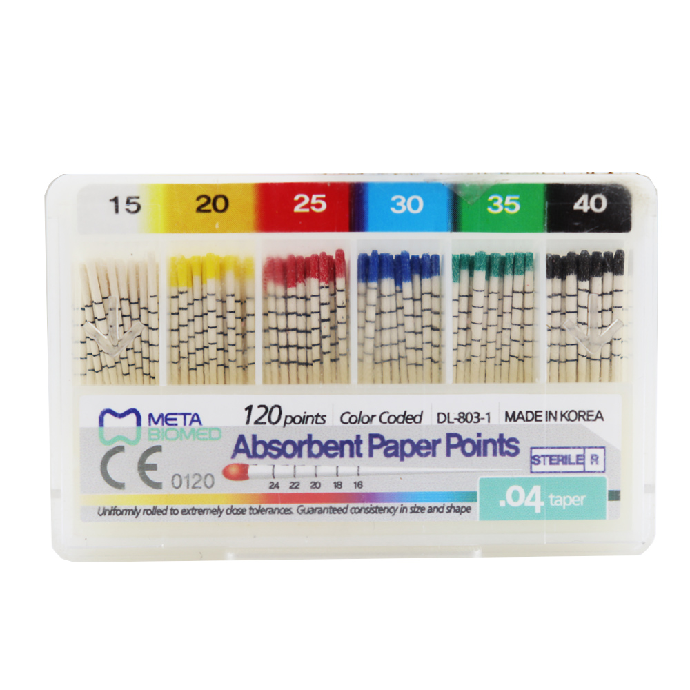 Meta Absorbent Paper Point - 4% #15-40