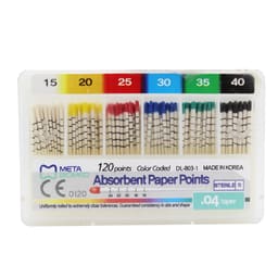 Meta Absorbent Paper Point - 4% #15-40