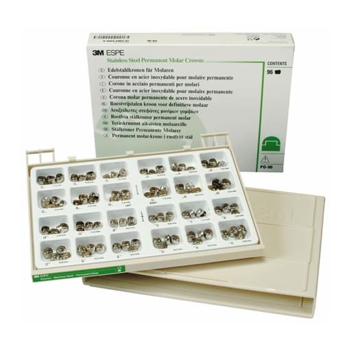 3M ESPE Ss Crown Permanent Molar - Intro Kit Po96