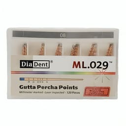 Diadent Gutta Percha Points - 2% # 08 (G020008)