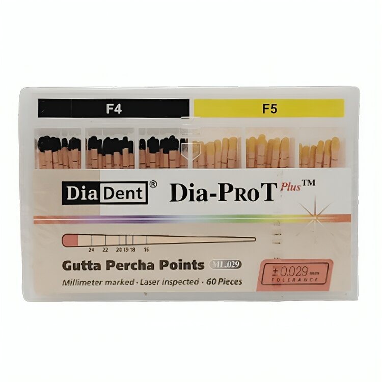 Diadent Gutta Percha For Protaper  (F4 - F5) Assorted Pack