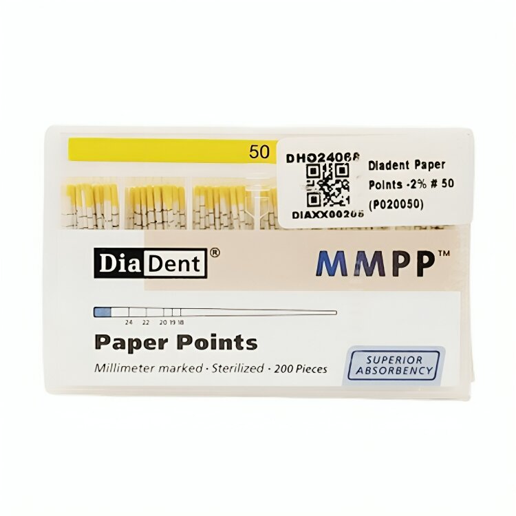 Diadent Paper Points -2% # 50 (P020050)
