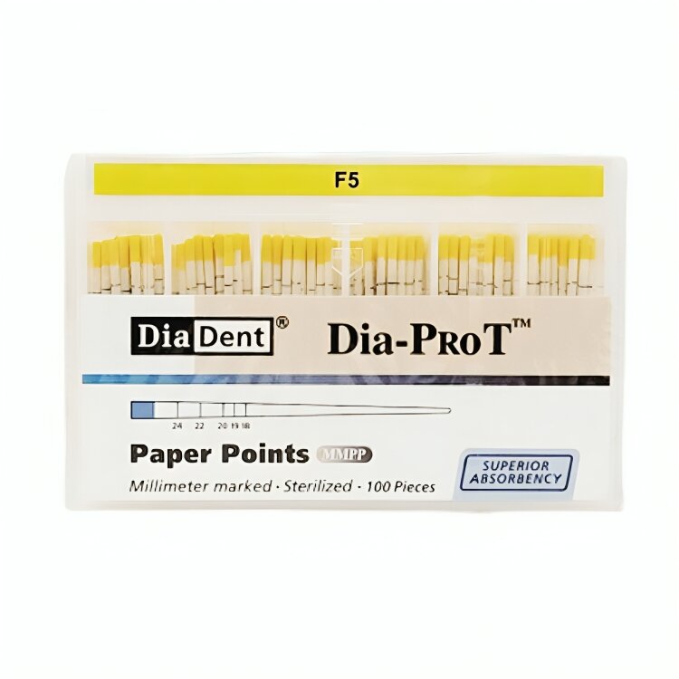 Diadent Pro T Paper Points # F5 (Pack of 100)