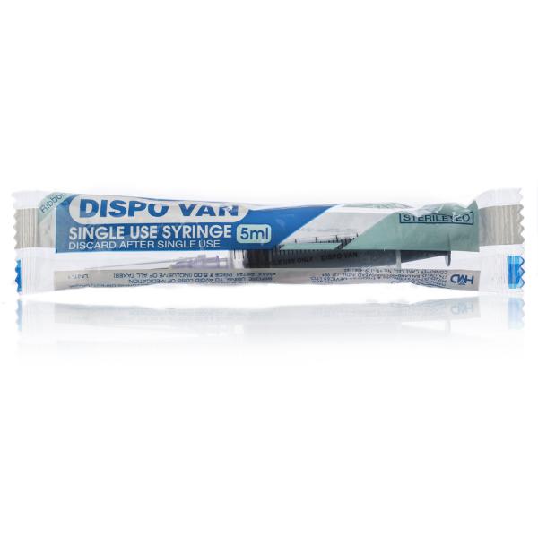 Hmd Dispo Van Syringe 5ml | 24 Gauge | 1 Inch Needle