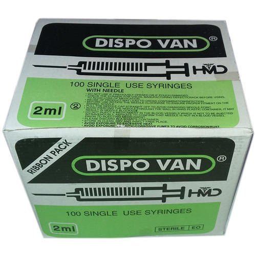 Hmd Dispo Van Syringe 2ml | 24 Gauge | 1 Inch Needle