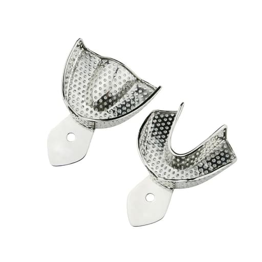 Oracraft Impression Tray Dentulous Perforated Kit Set of 8 - ITRLDPP8